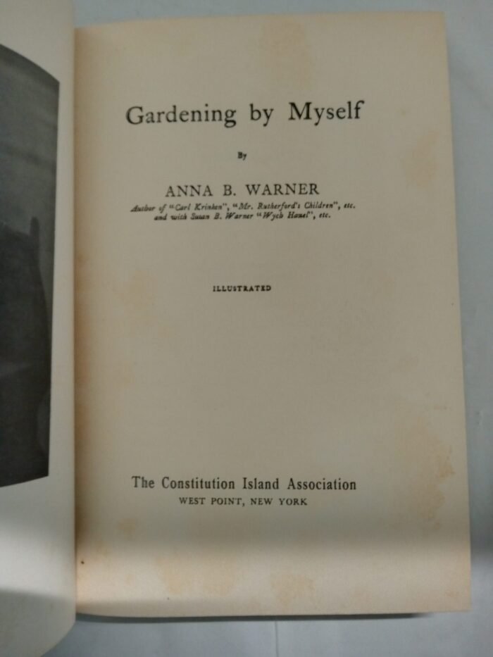 Gardening by Myself by Anna B. Warner - 1924 *VINTAGE* - Image 2